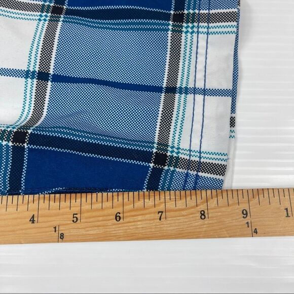 Bud Light Beer Swim Trunks Board Shorts Blue Plaid Men's Size Large - Picture 9 of 10